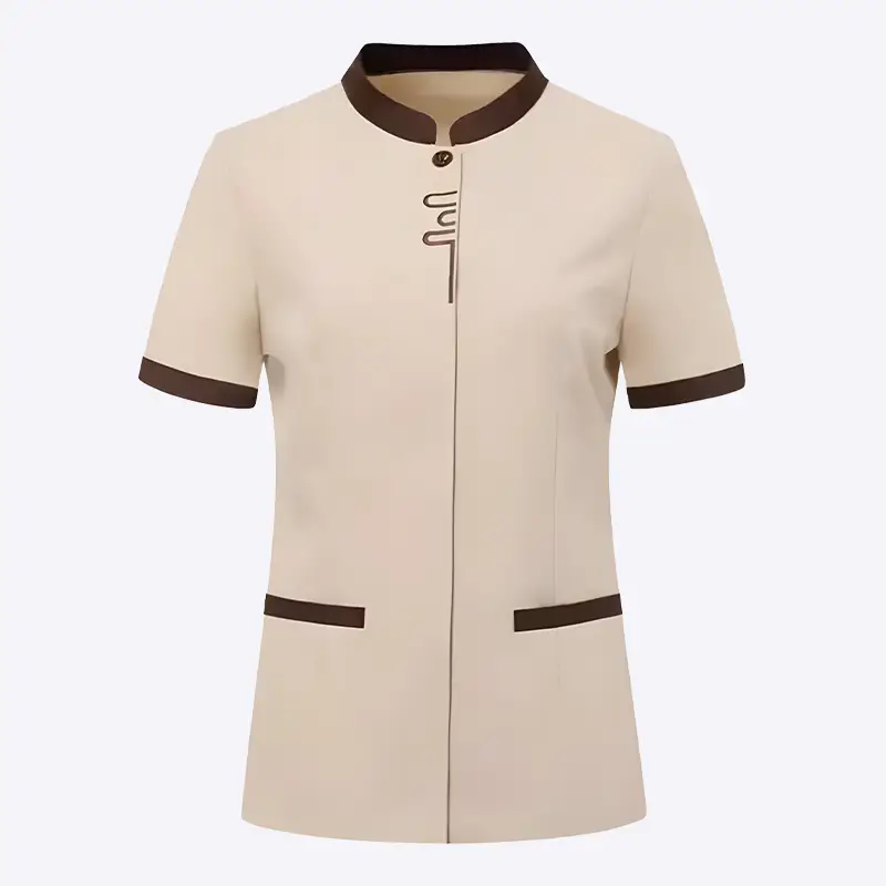 Factory wholesale customised short-sleeved uniforms for waiters 1