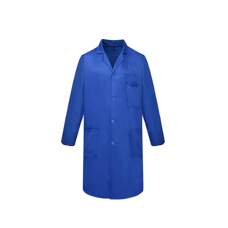 Professional Lab Coat with Pockets for Scientific Research and Medical Fields 1