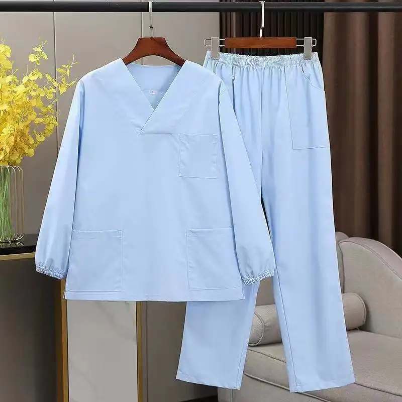 Wholesale Custom Unisex Medical Scrubs High-Quality Short-Sleeve and Long-Sleeve Medical Uniforms For Dental Clinics and Veterinary Hospitals 1