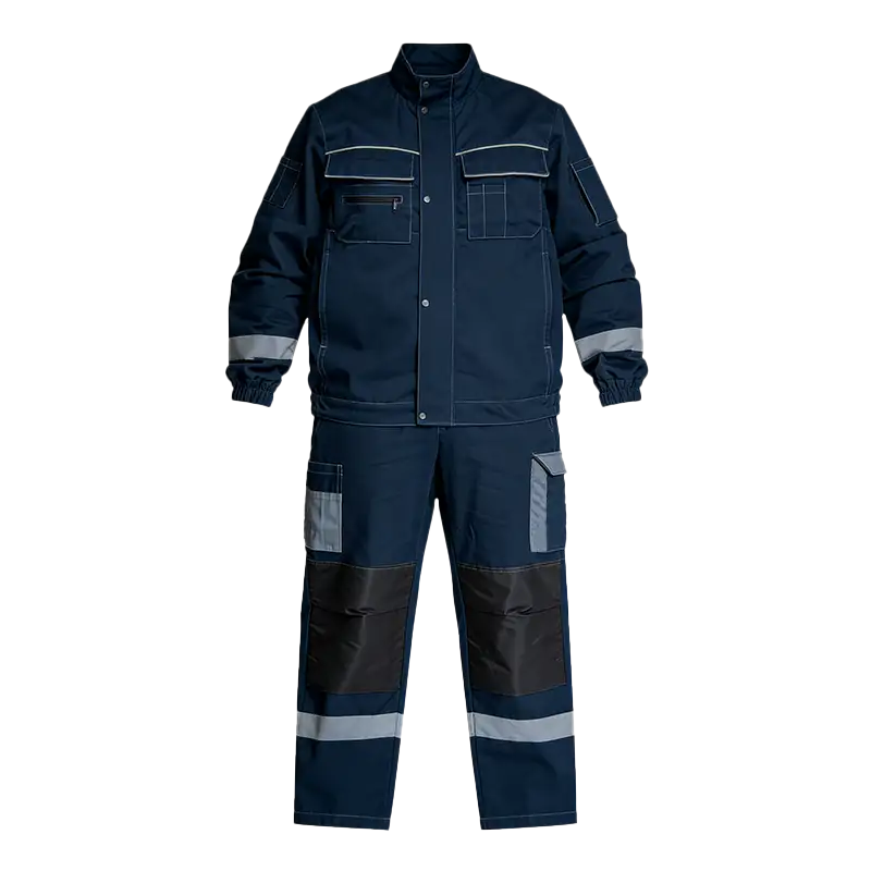 High-Visibility Mechanical Maintenance Knee-Reinforced Wear-Resistant Workwear Set 1