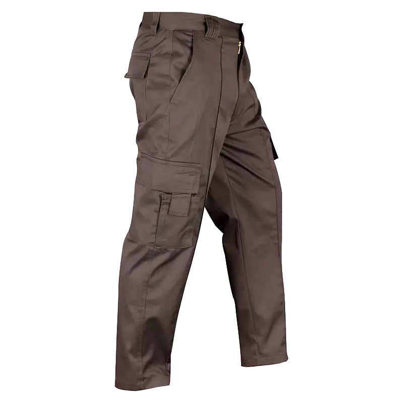 Brown multi-pocket work pants, suitable for construction and maintenance work 1