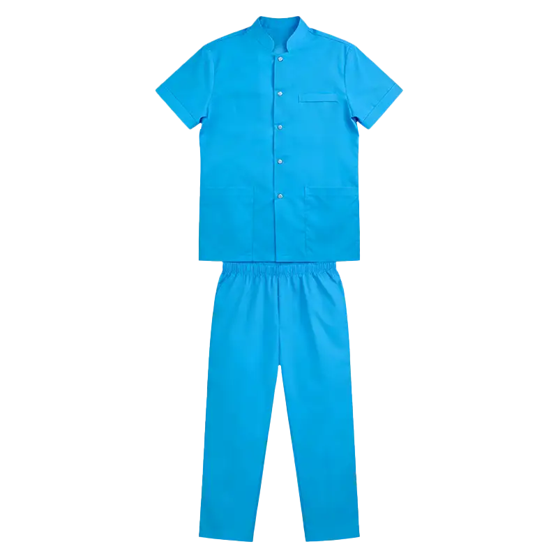Professional medical stand-collar short-sleeved uniform 1